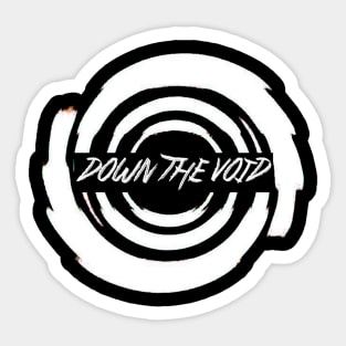 Down The Void Band Apparel Sticker